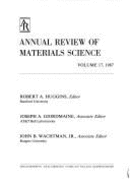 Annual Review of Materials Science - Huggins, Robert A (Editor)