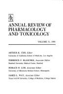 Annual Review of Pharmacology & Toxicology