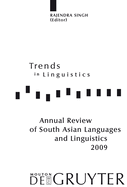 Annual Review of South Asian Languages and Linguistics: 2009