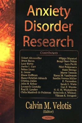 Anxiety Disorder Research - Velotis, Calvin M