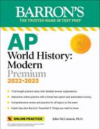 AP World History Premium, 2022-2023: Comprehensive Review with 5 Practice Tests + an Online Timed Test Option