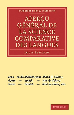 Aperu gnral de la science comparative des langues - Benloew, Louis