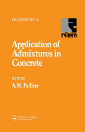 Application of Admixtures in Concrete