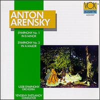 Arensky: Symphonies Nos. 1 & 2 - USSR Symphony Orchestra; Evgeny Svetlanov (conductor)