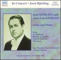 Arias and Duets - Anna-Lisa Bjrling (soprano); Jussi Bjrling (tenor); San Francisco Opera Orchestra; Gaetano Merola (conductor)