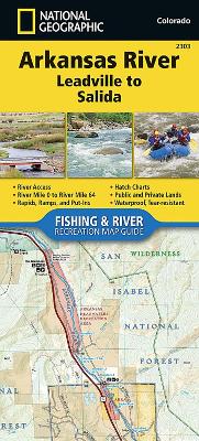 Arkansas River, Leadville to Salida - National Geographic Maps - Trails Illustrated