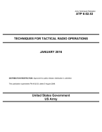 Army Techniques Publication ATP 6-02.53 Techniques for Tactical Radio Operations February 2020