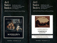 Art Sales Index - Hislop, Richard (Volume editor)