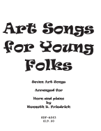 Art Songs for Young Folks - Horn and Piano