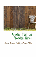 Articles from the London Times