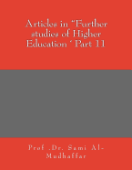 Articles in Further Studies of Higher Education ' Part 11: Articles in