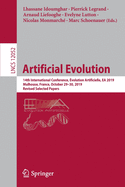 Artificial Evolution: 14th International Conference, volution Artificielle, EA 2019, Mulhouse, France, October 29-30, 2019, Revised Selected Papers