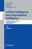 Artificial Intelligence and Computational Intelligence: International Conference, AICI 2010, Sanya, China, October 23-24, 2010, Proceedings, Part I