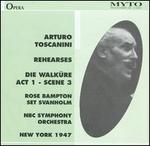Arturo Toscanini Rehearses Die Walkre Act 1, Scene 3