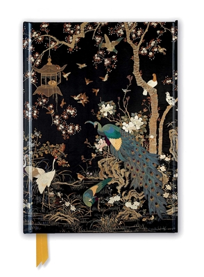 Ashmolean Museum: Embroidered Hanging with Peacock (Foiled Journal) - Flame Tree Studio (Creator)