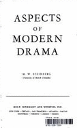 Aspects of Modern Drama - Steinberg, Daniel