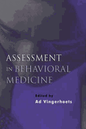 Assessment in Behavioral Medicine