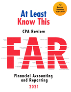 At Least Know This - CPA Review - 2021 - Financial Accounting and Reporting