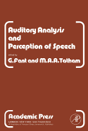 Auditory Analysis and Perception of Speech - Fant, G