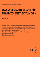 Aufsichtsrecht Uber Finanzdienstleistungen