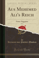 Aus Mehemed Ali's Reich, Vol. 1: Unter-Aegypten (Classic Reprint)