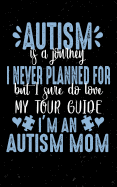 Autism Is a Journey I Never Planned for But I Sure Do Love My Tour Guide I'm an Autism Mom: Autism Awareness Lined Journal 5x8 120 Page Notebook