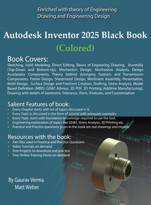 Autodesk Inventor 2025 Black Book - Verma, Gaurav, and Weber, Matt