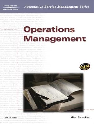 Automotive Service Management: Operations Management - Schneider, Mitch