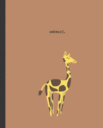 awkward.: Wide Ruled Notebook for School, Work or Home