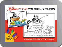 B. Kilban: Cat Coloring Cards - Pomegranate Communications Inc (Creator)