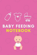 Baby Feeding Notebook: Pink Girl Edition Tracker for Newborns, Baby Logbook, Organize Your Breastfeeding Schedule