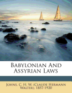 Babylonian and Assyrian Laws