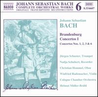 Bach: Brandenburg Concertos, Vol. 1 - Allan Bergius (cello); Christian Hommel (oboe); Christine Pichlmeir (violin); Corinne Chapelle (violin);...