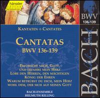 Bach: Cantatas, BWV 136-139 - Adalbert Kraus (tenor); Aldo Baldin (tenor); Arleen Augr (soprano); Gabriele Schreckenbach (alto); Helen Watts (alto);...