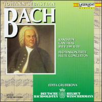 Bach: Cantatas BWV 199 & 51; Flute Concertos - Birgit Schmieder (oboe); Bob van Asperen (harpsichord); Edita Gruberov (soprano); German Bach Soloists;...