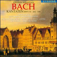 Bach: Cantatas BWV 51 202 199 - Adele Stolte (soprano); Armin Mannel (trumpet); Dietmar Hallmann (viola); Gerhard Bosse (violin); Horst Fuchs (bassoon);...