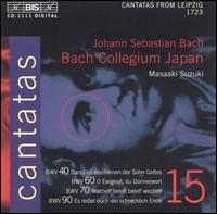 Bach: Cantatas, Vol. 15 - Bach Collegium Japan Orchestra; Bach Collegium Japan Chorus (choir, chorus)