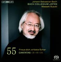 Bach: Cantatas, Vol. 55 - Freue dich, erlste Schar, BWV 30, 69, 191 - Gerd Trk (tenor); Hana Blazikov (soprano); Masamitsu San'nomiya (oboe d'amore); Peter Kooij (bass);...