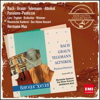 Bach, Graun, Telemann, Altnikol: Passions-Pasticcio - Hans-Georg Wimmer (bass); Markus Brutscher (tenor); Martina Lins-Reuber (soprano); Ralf Popken (alto);...