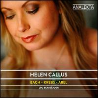 Bach, Krebs, Abel - Helen Callus (viola da gamba); Luc Beausejour (harpsichord)