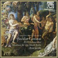 Bach: Secular Cantatas - Andreas Scholl (counter tenor); Christoph Prgardien (tenor); Efrat Ben-Nun (soprano); James Taylor (tenor);...