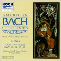 Bach: Solo Cantatas - American Bach Soloists; Barry Baugess (trumpet); Drew Minter (vocals); John Abberger (oboe); Julianne Baird (soprano);...