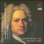 Bach: Sonatas for Viola and Piano, BWV 1027-1029; Chorale Preludes