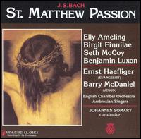 Bach: St. Matthew Passion - Ambrosian Singers; Barry McDaniel (baritone); Benjamin Luxon (baritone); Benjamin Luxon (vocals); Birgit Finnila (contralto);...