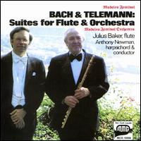 Bach, Telemann: Suites for Flute & Orchestra - Anthony Newman (harpsichord); Julius Baker (flute); Madeira Festival Orchestra; Anthony Newman (conductor)