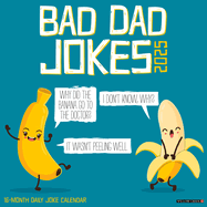 Bad Dad Jokes 2026 12 X 12 Wall Calendar