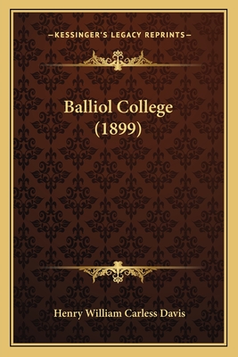 Balliol College (1899) - Davis, Henry William Carless