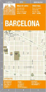 Barcelona City Map - Espaol Ingles 22.5 X 68 CM.