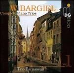 Bargiel: Complete Piano Trios, Vol. 1 - Trio Parnassus