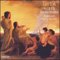 Bartk: 44 Duos for two violins - Andrs Kiss (violin); Ferenc Balogh (violin)